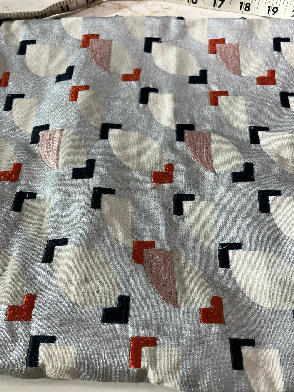 West Elm Ellipise Tile Lumbar Pillow Cover 21” by 11 1/2”
